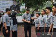 Pimpin apel pagi, Kakanwil periksa kelengkapan atribut pegawai