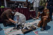 Kejari Palu musnahkan barang bukti puluhan perkara pidana