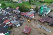 Dampak banjir bandang di Solok