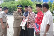 BPN se-Riau peringati HANTARU, bagikan sertipikat gratis dan gelar donor darah