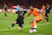 Gol Cody Gakpo membantu timnas Belanda bermain imbang skor 1-1 lawan Jerman