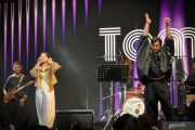 Tompi duet dengan sang putri Ayesha di di Pestapora
