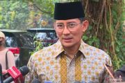 Sandiaga sebut jenazah Guruh dikafani dengan kain favorit Fatmawati