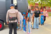 Satbrimob Polda Kaltara fasilitasi bus gratis perjalanan edukatif
