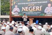 Polres Banjar Shalat Istisqa, sebagian wilayah diguyur hujan sore hari