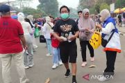 Udara berbahaya, Hiswana Migas Sampit bagikan 1000 masker di CFD