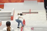 Skateboarder Indonesia Ni Wayan Malana finis keenam Asian Games di Aichi Sky Expo Nagoya