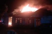 Puskesmas Sluke Rembang lama terbakar diduga korsleting listrik