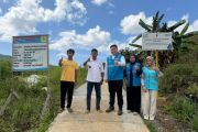 PLN wujudkan infrastruktur pendukung ekonomi melalui program TJSL jalan usaha tani di Desa Cempaka Putih