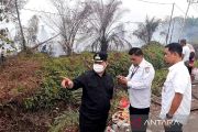 Karhutladi Kotim berkurang, kabut asap masih pekat