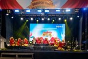 Gondang Baroguang Pasaman pukau pengunjung hari kedua Saraso Fest 2026