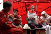 Pertamina siaga jaga kesehatan petugas di tengah asap karhutla