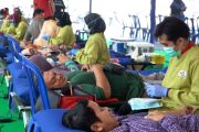 Ratusan warga Banjarmasin ikuti donordarah dan cek kesehatan gratis