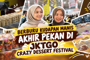 Berburu kudapan manis akhir pekan di JktGo Crazy Dessert Festival