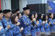 Teguhkan nilai kebangsaan, Kemenkum Riau laksanakan upacara peringatan hari Kesaktian Pancasila