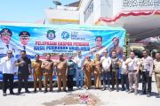 Pemkab Bombana lepas ekspor perdana 63 ton ubur-ubur ke China
