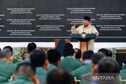 Prabowo sampaikan taklimat kepada 800 perwira tinggi TNI/Polri
