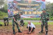 Yonkomposit Gardapati tanam bibit bakau &amp; ketapang di Natuna