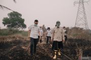 Asap pekat di Kota Palembang kiriman dari luar daerah