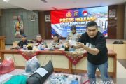 Enam orang positif narkoba dari penggerebekan Pasar Gaung Padang