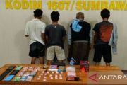 BNNP NTB mengungkap dugaan peredaran 58,77 gram sabu di Sumbawa