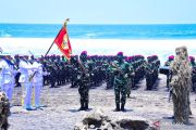 Selesaikan pendidikan komando, 752 prajurit TNI AL sandang baret ungu Marinir