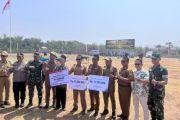 Bupati Boyolali serahkan santunan JKM pada pembukaan TMMD Sengkuyung Tahap IV Tahun 2026