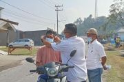 Pemkab Halmahera Barat bagikan masker imbas erupsi Gunung Ibu