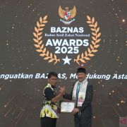 ANTARA peroleh Baznas Awards kategori bidang Media Online Pewarta Zakat Terbaik