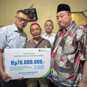 Keluarga ojol meninggal dilindas rantis Brimob terima santunan BPJS Ketenagakerjaan Rp70 juta