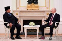 Putin sampaikan ucapan HUT RI kepada Prabowo