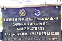 Renovasi, layanan Kantor Imigrasi Sabang pindah ke gedung sementara