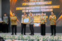 Penggerak Posbankum, Koramil 152 Baabullah dan Polda Malut terima penghargaan dari Menkum