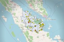 Waspada, ada 2.610 titik panas di Sumatera