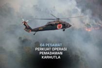 Indonesia deploys 64 aircraft, 54,394 personnel to fight forest fires