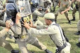 SATPOL PP UJI KESIGAPAN