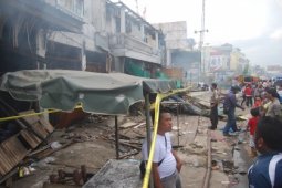 Kebakaran di Kawasan Pasar Pagi