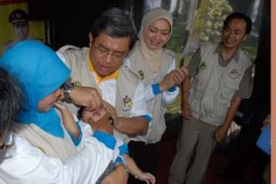 Tingkat Partisipasi Vaksin Campak-Rubella Jabar 95 Persen
