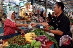 Sebagian pedagang sayur Bengkulu panen saat pilkada