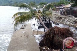 Abrasi di pantai Tanjabtim meluas
