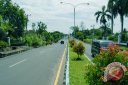 Ratusan bunga ditanami di Jalinsum Mukomuko