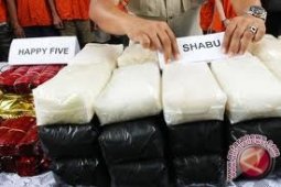 Polda Kaltim Amankan Satu Kilogram Sabu dari Tawau