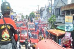 Kebakaran Hanguskan Empat Bangunan di Samarinda