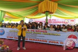 Pelajar dan mahasiswa Bengkulu ikrarkan antinarkoba