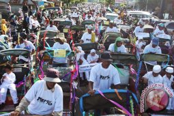 TAARUB RIBUAN BECAK