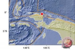 Gempa 6,1 sR guncang Papua Barat