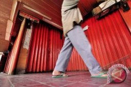 Pertokoan Emas Di Banjarmasin Masih Tutup