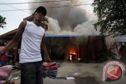 Pasar Padangpanjang ludes terbakar