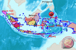 Gempa 5,5 SR terjadi di Kepulauan Sangihe, Sulawesi Utara