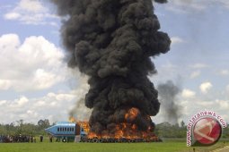 Simulasi Penanggulangan Keadaan Darurat Bandara Supadio